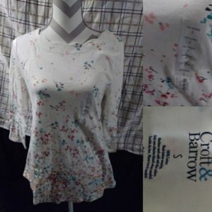 2 Scallop neck shirts